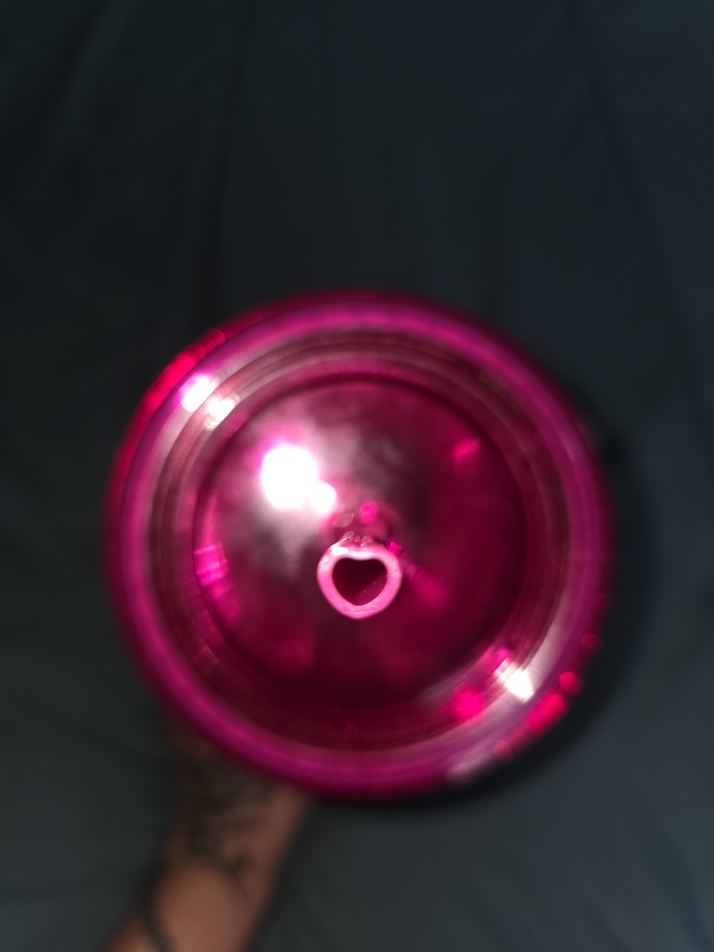Dunkin' Pink Heart Travel Tumbler with Straw - Picture 3 of 4